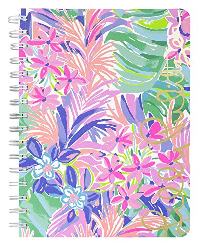 Lilly Pulitzer Hardcover Mini Spiral Notebook, 8.25' x 6.5' Small Journal with 160 College Ruled Pages, It Was All A Dream