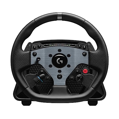Logitech G PRO Racing Wheel for PC Only, Direct Drive 11 Nm Force, TRUEFORCE Force Feedback, Magnetic Gear Shift Paddles, Dual Clutch, OLED Display, Quick Release, PRO Button Layout