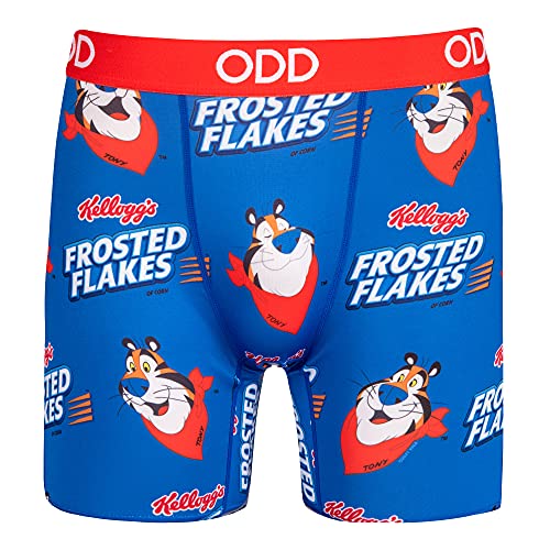 Odd Sox, Frosted Flakes, Men's Boxer Briefs, Funny Novelty Underwear, Small