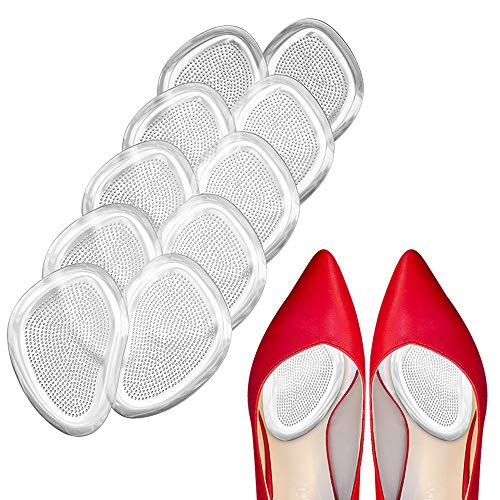 Premium Metatarsal Pads, Soft Ball of Foot Cushions,Reduce Foot Pain and Provide Support, Suit for Men Women & All Shoes Types（10Pcs）