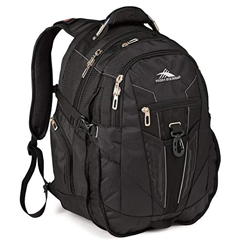 High Sierra XBT - Business Laptop Backpack, Black, One Size
