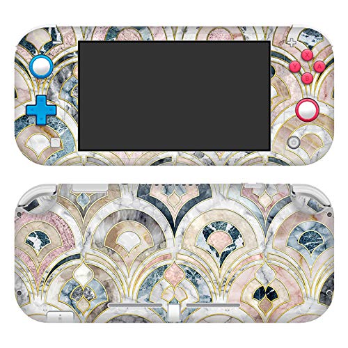 Head Case Designs Officially Licensed Micklyn Le Feuvre Art Deco Tiles in Soft Pastels Art Mix Vinyl Sticker Gaming Skin Decal Cover Compatible with Nintendo Switch Lite
