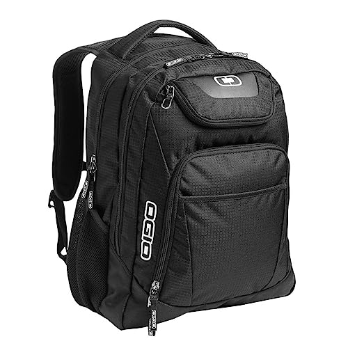 OGIO 411069.03 Black/Silver Excelsior Carry-On Commuter Backpack