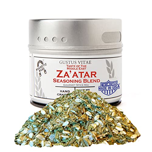 Za'atar/Zaatar/Zatar/Zahtar- Gourmet Spice - All Natural Mix - Non GMO - Handcrafted - Small Batch - Artisanal Seasoning - Gustus Vitae - #075