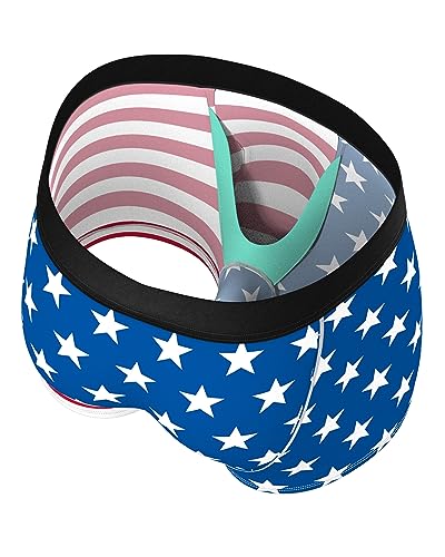 Shinesty Hammock Support Pouch Underwear For Men | Mens Boxer Briefs Short Leg | US Large American Eagle