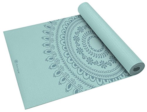 Gaiam Premium Print Yoga Mat, Marrakesh, 68'L x 24'W x 6mm Thick