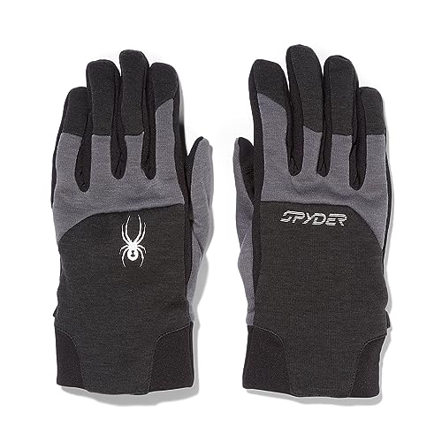 Spyder Men's Speed Fleece Gloves, Black, Large