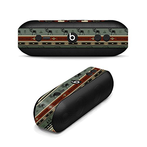MightySkins Skin Compatible with Beats by Dr. Dre Pill Plus - Cabin Stripes | Protective, Durable, and Unique Vinyl Decal wrap Cover | Easy to Apply, Remove, and Change Styles | Made in The USA
