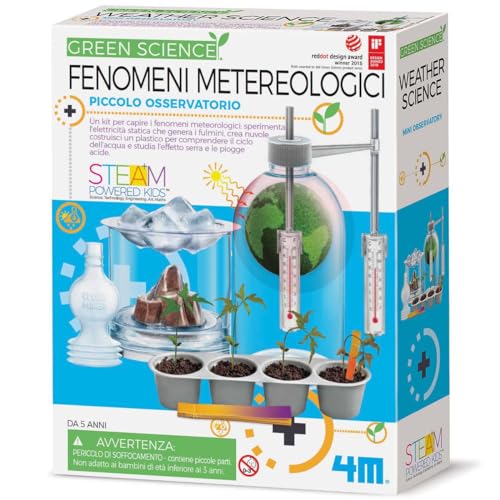 4M Weather Station Kit - Climate Change, Global Warming, Lab - STEM Toys Educational Gift for Kids & Teens, Girls & Boys 8.5 x 4.75 inches