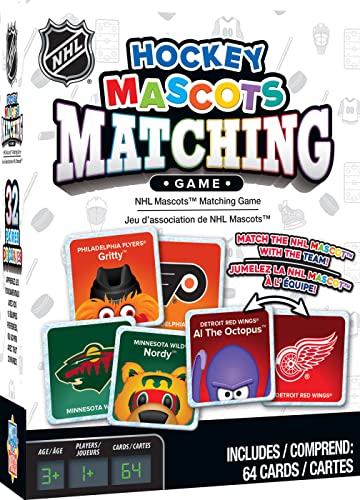 MasterPieces Sports - NHL Mascots Matching Game for Kids and Family - Laugh and Learn