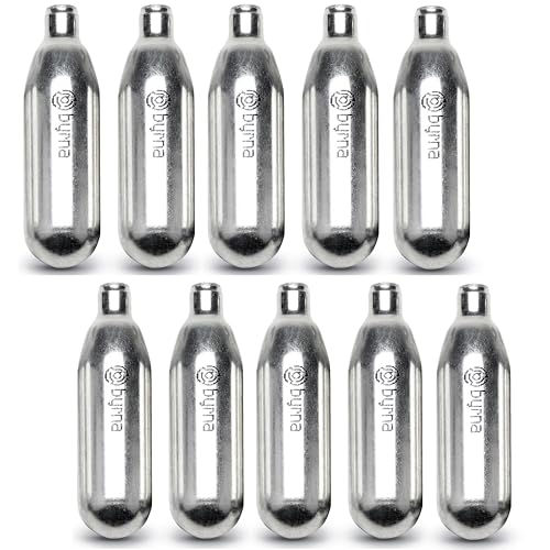 Byrna 8 Gram CO2 + Oiler Cartridges | 10 Count Pack | for Byrna SD/HD/EP - (9 CO2 + 1 Oiler Cylinders)