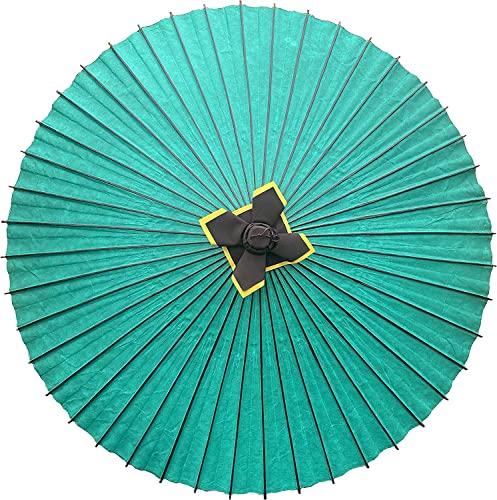 （YAMAMOTOTAKIZAYIKUYA coarse oilpaper umbrella　Practical green umbrella