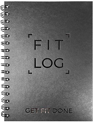 Undated Fitness Log Book & Workout Planner - Designed by Experts Gym Notebook, Workout Tracker, Exercise Journal for Men Women