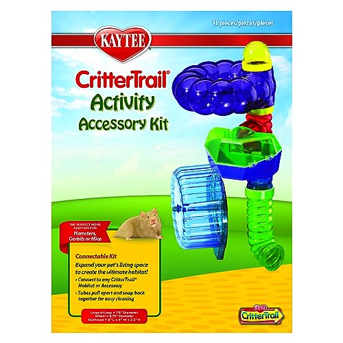 Kaytee CritterTrail Fun-nel Activity Accessory Kit Small Animal Habitat Tubes