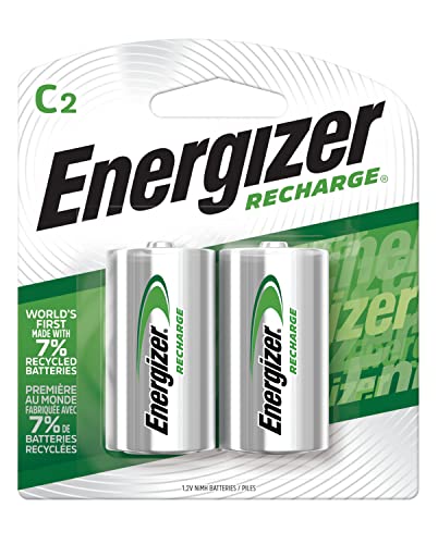 Energizer Recharge Universal D Rechargeable Batteries, 2-Count