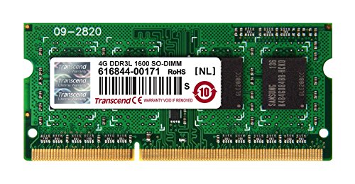 Transcend TS512MSK64W6H 4GB DDR3L 1600 SO-DIMM Memory Module