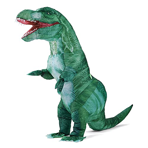 MXoSUM Inflatable Dinosaur Costume Blow up T-rex Costumes for Adults Fancy Dino Onesies Party Halloween Cosplay Costume…