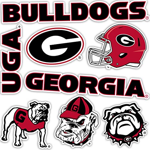 Desert Cactus University of Georgia Sticker Bulldogs UGA Dawgs Stickers Vinyl Decals Laptop Water Bottle Car Scrapbook T2 (Type 2)