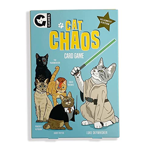 Ginger Fox - Cat Chaos Card Swapping Game. Fast-Paced Card Game. Family Games for Ages 8 and Over. Great Addition to Board Games and Party Games. Fun Games for Family Game Night, Parties and More