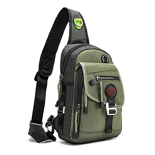 NICGID Sling Bag Chest Shoulder Backpack Crossbody Bags for iPad Tablet Outdoor Hiking Men Women
