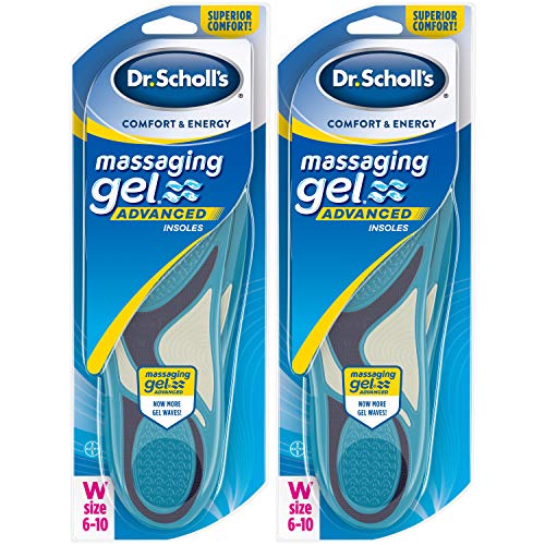 Dr. Scholl's Massaging Gel Advanced Insoles (women's 6-10), 2 Pairs (Packaging may vary)