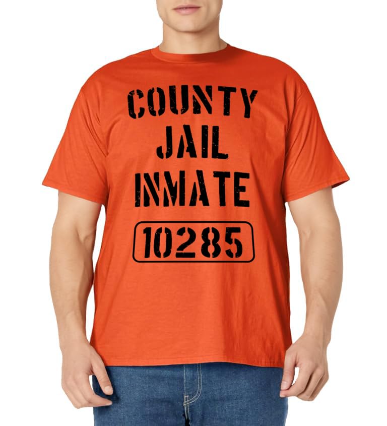 County Jail Shirt | Prison Inmate Novelty Tee