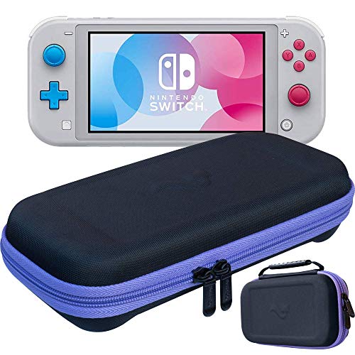 ButterFox Slim Compact Carrying Case for Nintendo Switch Lite with 19 Game and 2 Micro SD Card Holders, Storage for Switch Lite Accessories (Purple/Black)