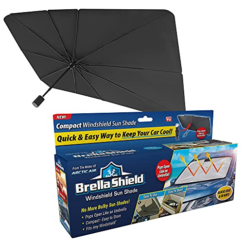 Ontel Brella Shield by Arctic Air, Car Windshield Sun Shade, One-Size (31x57'), As Seen on TV