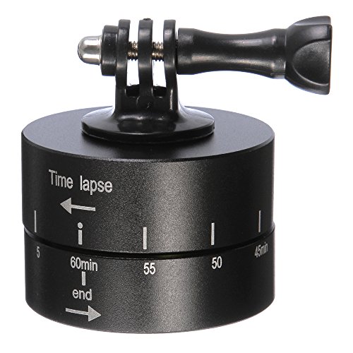 FOTGA 360° 60 Minutes Rotating Tripod Time Lapse Stabilizer with Adapter for GoPro SLR Camera Digital Camera