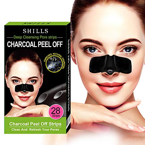 SHILLS Purifying Pore Strips, Nose Strips, 28 Count Strips, Deep Cleansing Blackhead Remover Strips, Blackhead Remover Nose Combo Pack