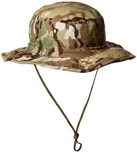 Tru-Spec Gen-II Adjustable Boonie Hat - Military Standard Issue - Adjustable Strap - 65/35 Polyester/Cotton Rip-Stop - Multicam - One Size Fits Most