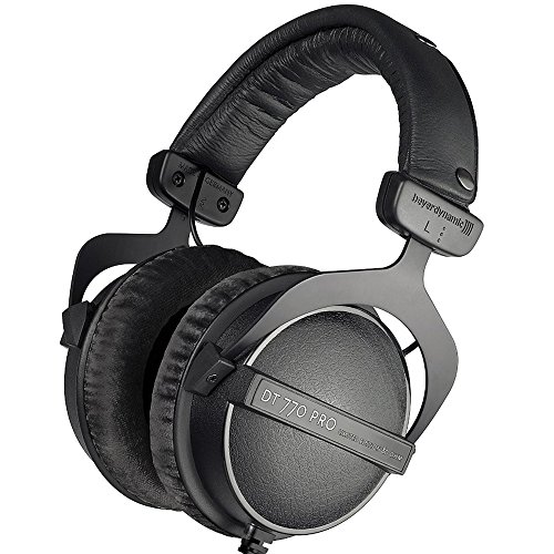 beyerdynamic DT 770 Pro 80 ohm Limited Edition Professional Studio Headphones, Black