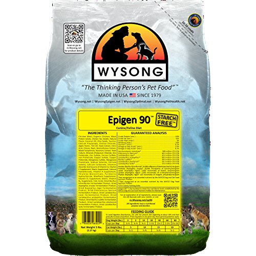 Wysong Epigen 90 Starch Free Canine Feline Dry Formula Dog Cat Food (WDCFE905), Chicken, 5pounds