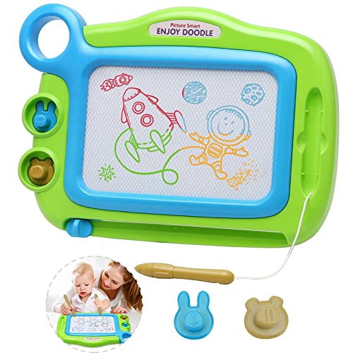 Toddler Toys for Girls Boys Age 1 2 3 4 Year Old,Magnetic Drawing Board,Erasable Writing Doodle Board for Kids,Gift for 1 2 Year Old Girl Travel Toys