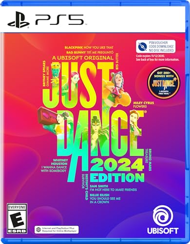Just Dance 2024 Edition - Amazon Exclusive Bundle | PlayStation 5 (Code in Box & Ubisoft Connect Code)