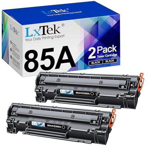 LxTek Compatible Toner Cartridge Replacement for HP 85A CE285A to use with Laserjet Pro P1102W Laserjet Pro P1109W M1212NF Printer (Black, 2-Pack)