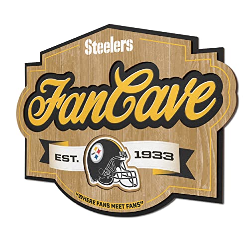 YouTheFan NFL Pittsburgh Steelers Fan Cave Sign