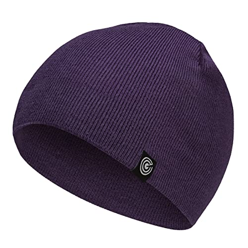 Original Beanie Cap - Soft Knit Beanie Hat - Warm and Durable (Purple)