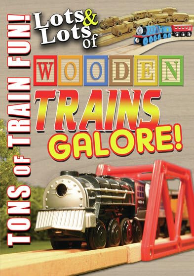 Lots & Lots of Wooden Trains Galore [DVD]