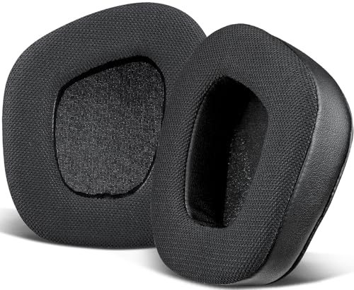 SOULWIT Earpads Replacement for Corsair Void/Void Pro/Void Elite/Surround Wired & Wireless RGB USB Gaming Headsets, Ear Pads Cushions with Noise Isolation Foam, Added Thickness (Void MF Black)