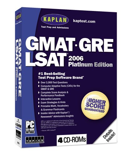 Kaplan GMAT/GRE/LSAT 2006 Platinum [Old Version]