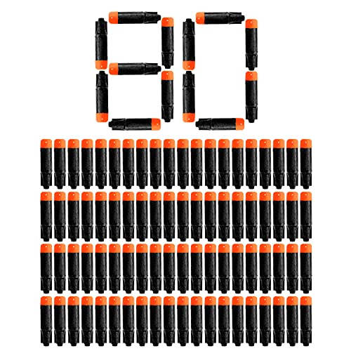 80-Dart Refill Pack for Nerf Ultra Blasters, Black