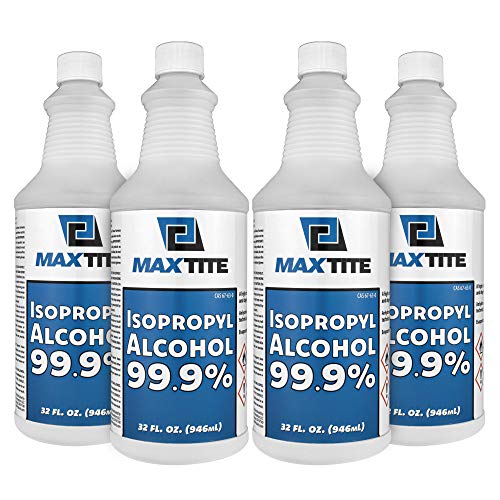 MaxTite Isopropyl Alcohol 99.9% (1 Gallon (32oz, 4 Pack))