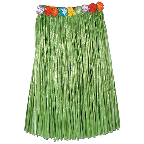 Beistle Adult Artificial Green Grass Hula Skirt