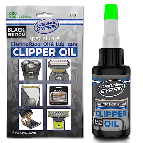 SYPRIN Original US Premier Clipper Oil for Hair Clippers, Electric Razor Machines, Trimmers, Beard Trimmer-Oil for Extreme Protection Quality from Germany