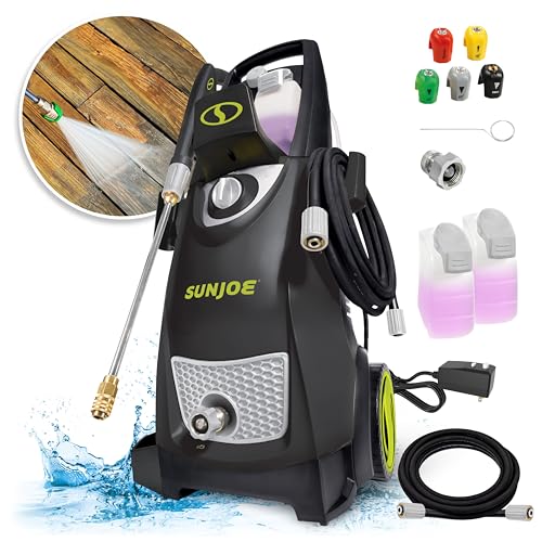Sun Joe SPX3000 Electric Pressure Washer, 2030 PSI | 1.2 GPM Rated Flow | Dual Detergent Tanks | Ideal for Cars/Fences/RVs/ATVs/Patios/Sidewalk