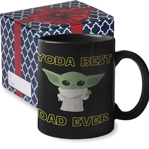 Yoda Best Dad Mug - Fathers Day Gift for Dad Star Wars Dad Mug | Baby Yoda Best Dad Ever Coffee Mug - Yoda Best Daddy Star Wars Mug Dad Gifts | Star Wars Gift for Father - Baby Yoda Father's Day