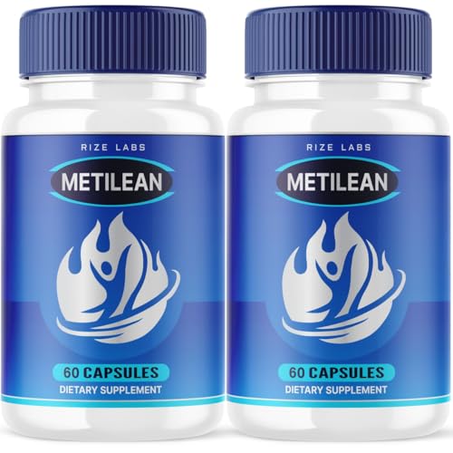 (2 Pack) Metilean Weight Loss Supplement, Metilean Diteary Pills to Melt Stubborn Belly Fat, Metilean Advanced Formula to Lose Pounds, Metilean Pastillas Reviews (120 Capsules)