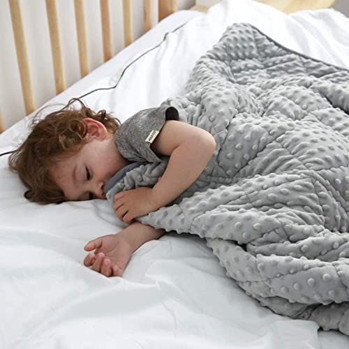 MAXTID Weighted Blanket for Kids 5lbs 36'x48' Toddler Heavy Blanket for Boys and Girls Toddler Bedding Gifts for 3 4 5 6 7 8+ Year Old Kids Christmas Weighted Comfort Gifts