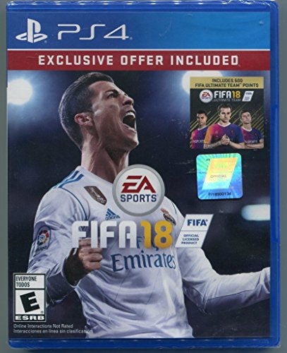 PS4 FIFA 18 Includes 500 FIFA Ultimate Team Points